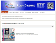 Tablet Screenshot of dieburg.de